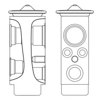 Détendeur, climatisation MAHLE OEM A1698300684