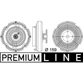 Embrayage, ventilateur de radiateur MAHLE CFC 108 000P