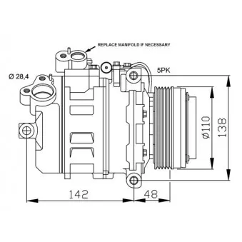NRF 32123G - Compresseur, climatisation