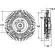 MAHLE CFC 131 000P - Embrayage, ventilateur de radiateur