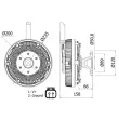 Embrayage, ventilateur de radiateur MAHLE [CFC 18 000S]