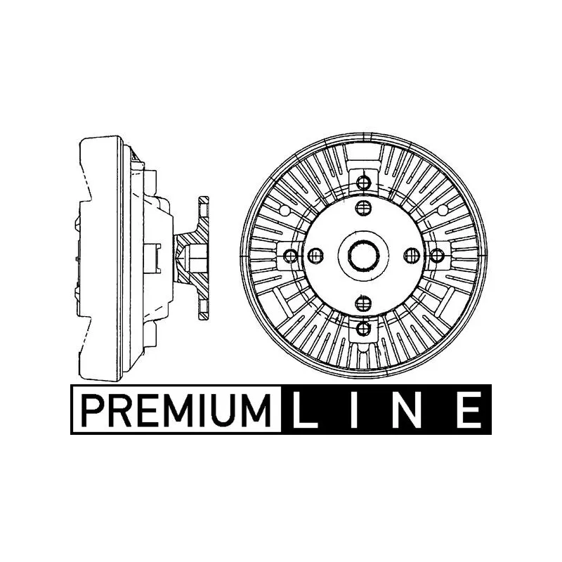 Embrayage, ventilateur de radiateur MAHLE CFC 228 000P - Visuel 1
