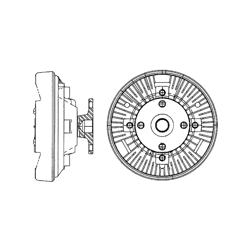 Embrayage, ventilateur de radiateur MAHLE CFC 228 000P - Visuel 2