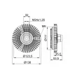 MAHLE CFC 64 000S - Embrayage, ventilateur de radiateur