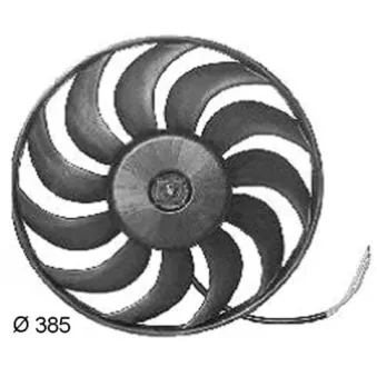 Ventilateur, refroidissement du moteur MAHLE CFF 135 000S pour AUDI A4 3.0 - 220cv