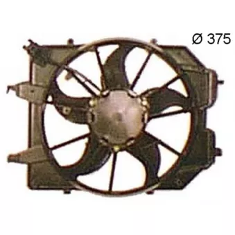 Ventilateur, refroidissement du moteur MAHLE OEM 1075135