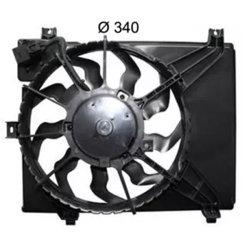 Ventilateur, refroidissement du moteur MAHLE CFF 398 000S