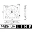 MAHLE CFF 554 000P - Ventilateur, refroidissement du moteur