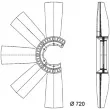 MAHLE CFW 12 000P - Roue du souffleur, refroidissementdu moteur