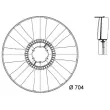 MAHLE CFW 15 000P - Roue du souffleur, refroidissementdu moteur