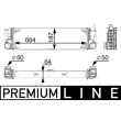 MAHLE CI 180 000P - Intercooler, échangeur