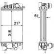 MAHLE CI 262 000P - Intercooler, échangeur