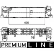 MAHLE CI 393 000P - Intercooler, échangeur