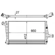 MAHLE CI 487 000S - Intercooler, échangeur