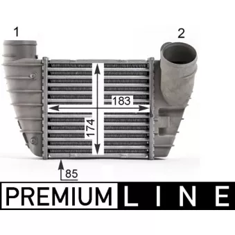 Intercooler, échangeur MAHLE CI 526 000P