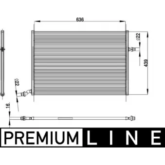 Radiateur basse température, intercooler MAHLE CIR 26 000P