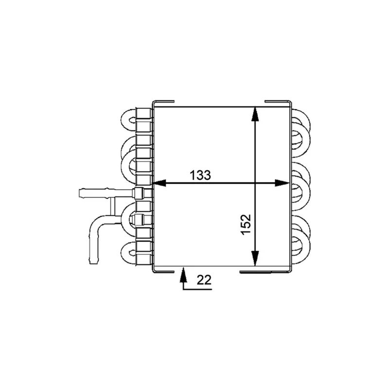 Refroidisseur de carburant MAHLE CK 8 000P - Visuel 1