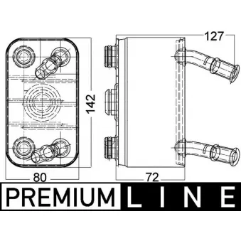 Radiateur d'huile MAHLE CLC 113 000P