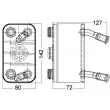 MAHLE CLC 113 000P - Radiateur d'huile