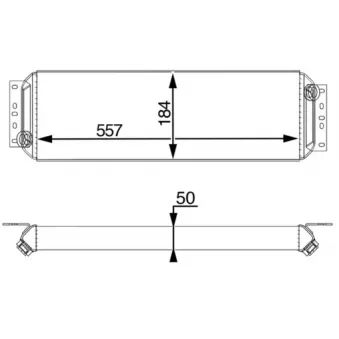Radiateur d'huile de boîte automatique MAHLE CLC 170 000S