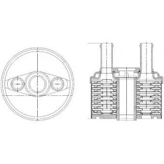 MAHLE CLC 179 000S - Radiateur d'huile de boîte automatique
