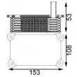 MAHLE CLC 201 000S - Radiateur d'huile