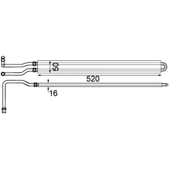 Radiateur d'huile MAHLE CLC 229 000P pour LAND ROVER RANGE ROVER 5.0 4x4 - 510cv