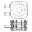 MAHLE CLC 3 000S - Radiateur d'huile