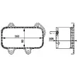 MAHLE CLC 39 000P - Radiateur d'huile