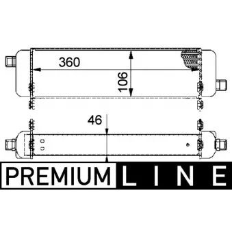 Radiateur d'huile MAHLE OEM 8200186483