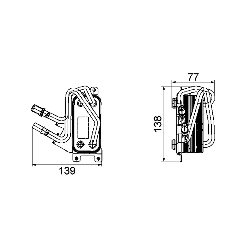Radiateur d'huile MAHLE CLC 67 000P - Visuel 2