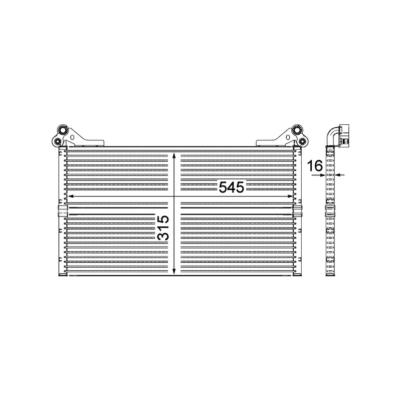Radiateur d'huile MAHLE CLC 98 000P - Visuel 1