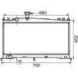 MAHLE CR 1020 000S - Radiateur, refroidissement du moteur