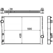 MAHLE CR 1049 000S - Radiateur, refroidissement du moteur