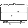 Radiateur, refroidissement du moteur MAHLE [CR 1077 000S]