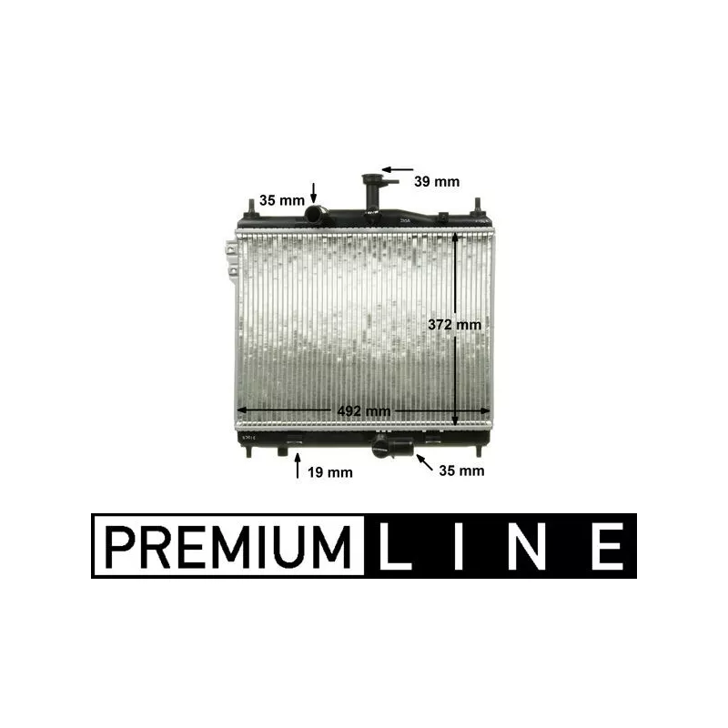 Radiateur, refroidissement du moteur MAHLE CR 1117 000P - Visuel 1