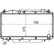 MAHLE CR 1166 000S - Radiateur, refroidissement du moteur