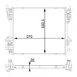 Radiateur, refroidissement du moteur MAHLE [CR 1200 000S]