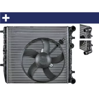 Radiateur, refroidissement du moteur MAHLE CR 123 000S pour VOLKSWAGEN POLO 1.9 SDI - 64cv