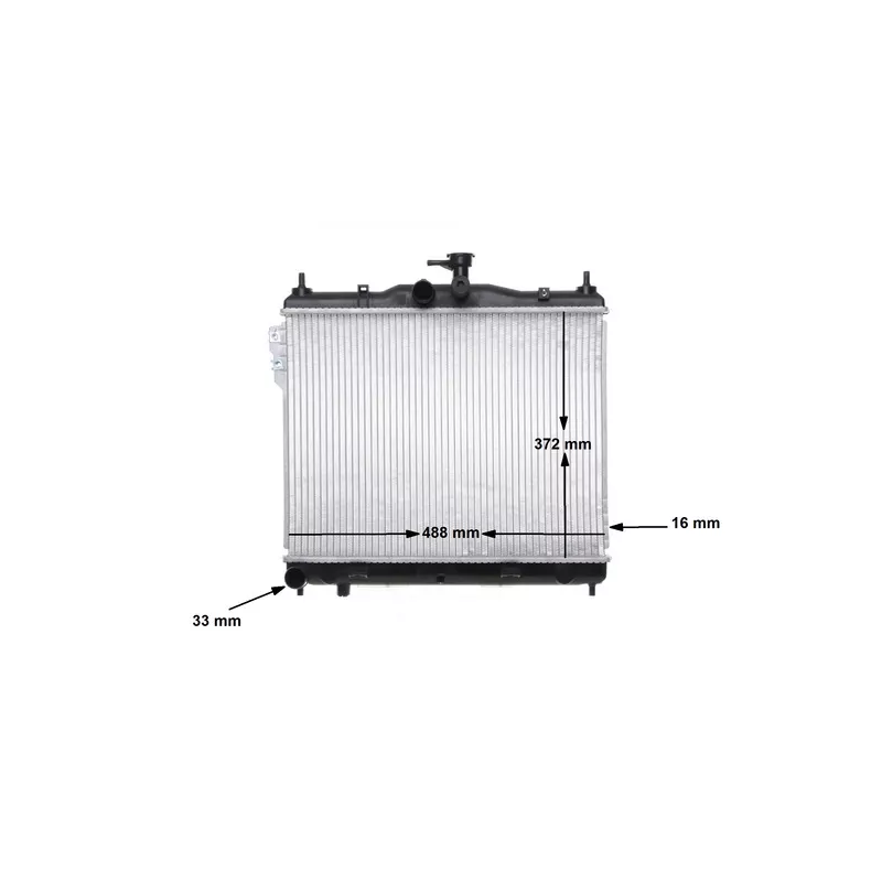 Radiateur, refroidissement du moteur MAHLE CR 1277 000S - Visuel 1