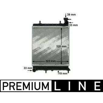 MAHLE CR 1281 000P - Radiateur, refroidissement du moteur