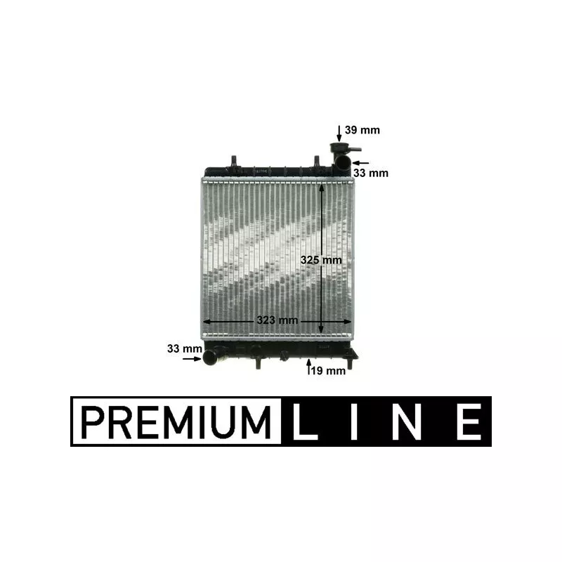 Radiateur, refroidissement du moteur MAHLE CR 1281 000P - Visuel 1