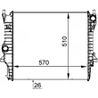 MAHLE CR 1360 000P - Radiateur, refroidissement du moteur