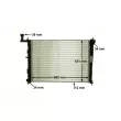 MAHLE CR 1366 000P - Radiateur, refroidissement du moteur