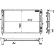 MAHLE CR 1414 000S - Radiateur, refroidissement du moteur