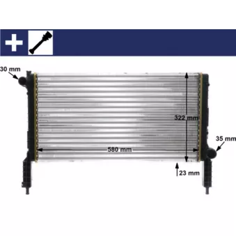 Radiateur, refroidissement du moteur MAHLE OEM 46803028
