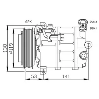 NRF 32672G - Compresseur, climatisation
