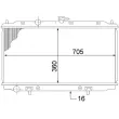 MAHLE CR 1486 000S - Radiateur, refroidissement du moteur