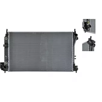 Radiateur, refroidissement du moteur MAHLE CR 1497 000S pour OPEL VECTRA 2.2 DTI 16V - 117cv