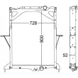 MAHLE CR 1557 000P - Radiateur, refroidissement du moteur